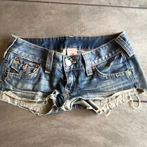 True Religion Jean shorts